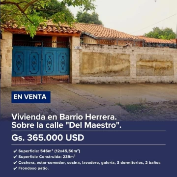 Casa en Luis A. de Herrera