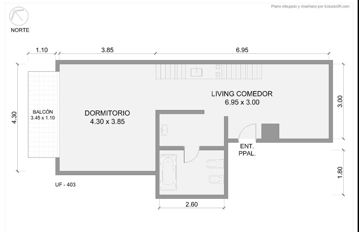 Departamento de 1 dormitorio en Palermo Hollywood, foto 2