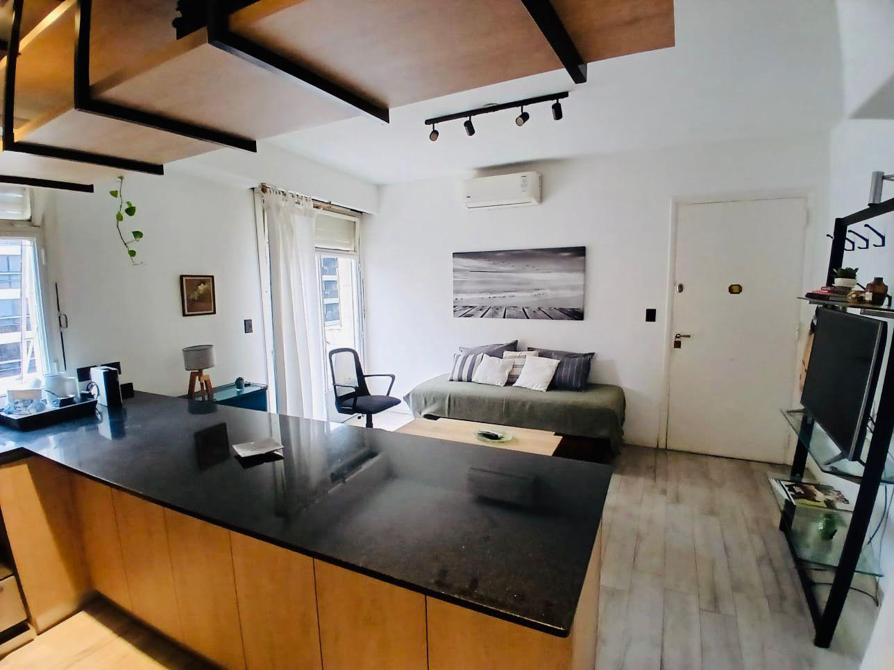Living con cocina integrada