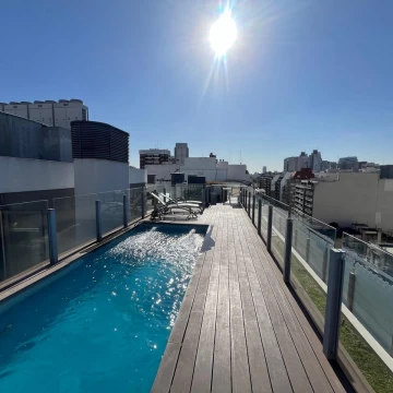 Departamento monoambiente amueblado alquiler en Recoleta