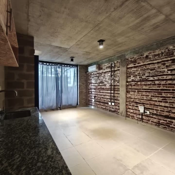 departamento monoambiente en alquiler de diseño industrial en Barrio Luis Agote Rosario