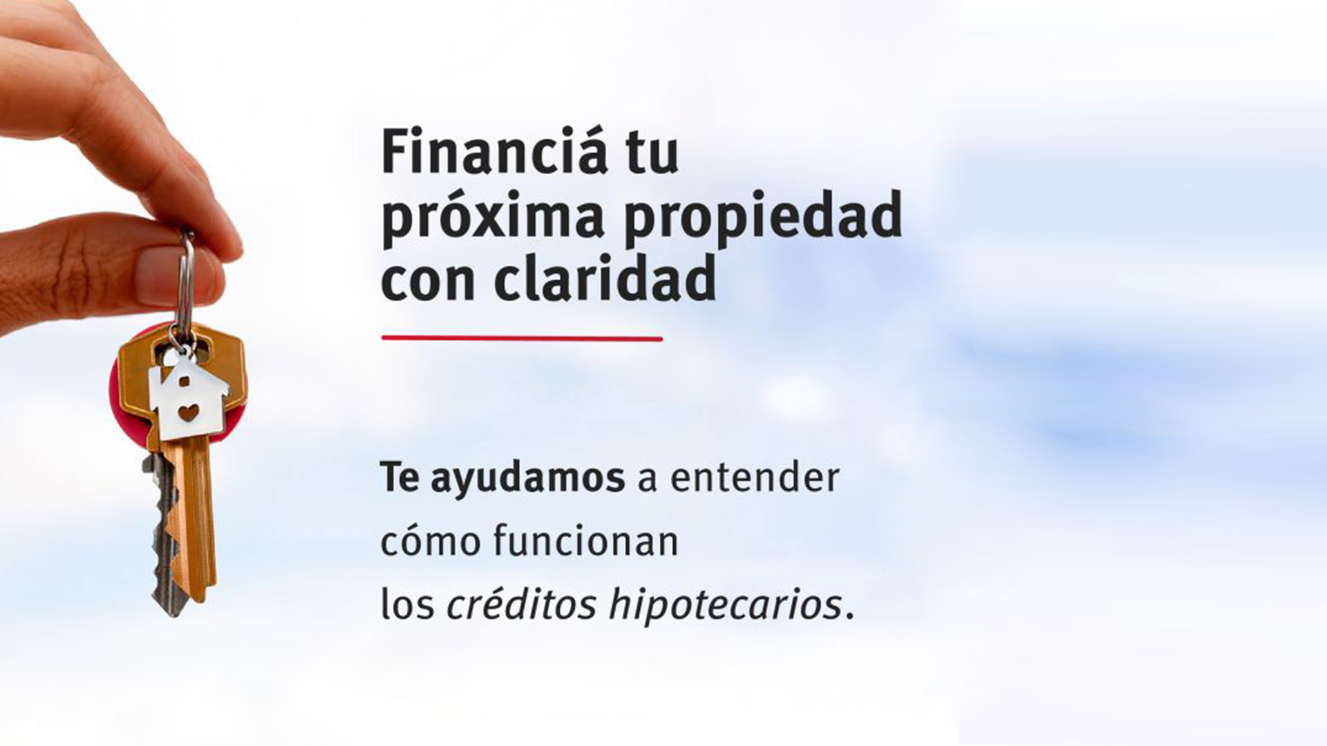 El acceso a créditos hipotecarios vuelve a posicionarse como una opción concreta para quienes buscan dar el gran paso hacia su primera propiedad.