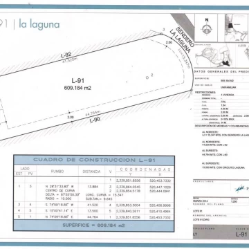 Terreno en Venta, Laguna Puerto Cancún