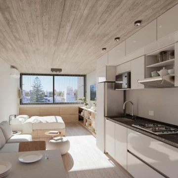 Departamento Monoambiente en Venta con patio en Pichincha, Rosario