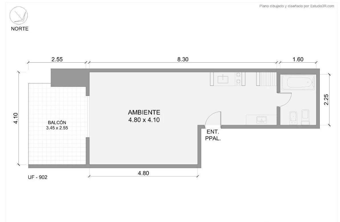 Departamento de 1 dormitorio en Palermo Hollywood, foto 2
