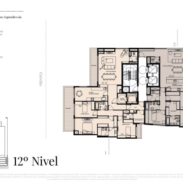 Venta departamento 4 ambientes con balcón en  Palermo