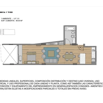 Venta departamento 1 ambiente en Monserrat
