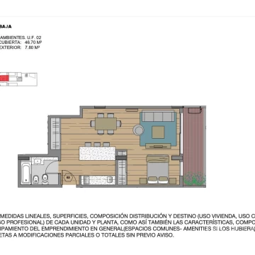 Venta departamento 1 ambiente divisible con balcón en Monserrat