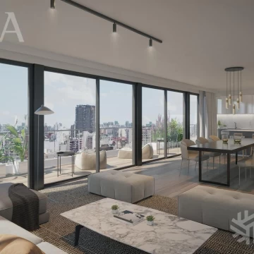 Venta monoambiente con balcón en Palermo Hollywood