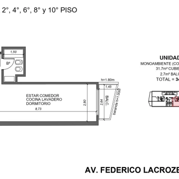 Venta Departamento - Chacarita