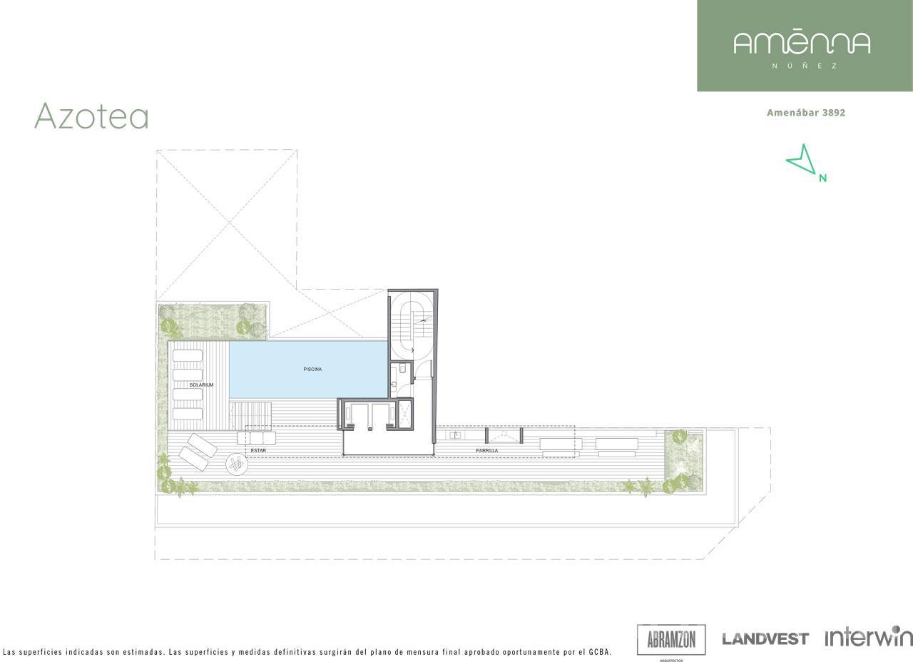 plano azotea