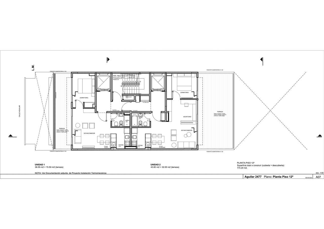 plano planta piso 12