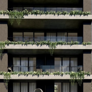 Venta semipiso 2 ambientes con balcón y parrilla en Haedo (B)