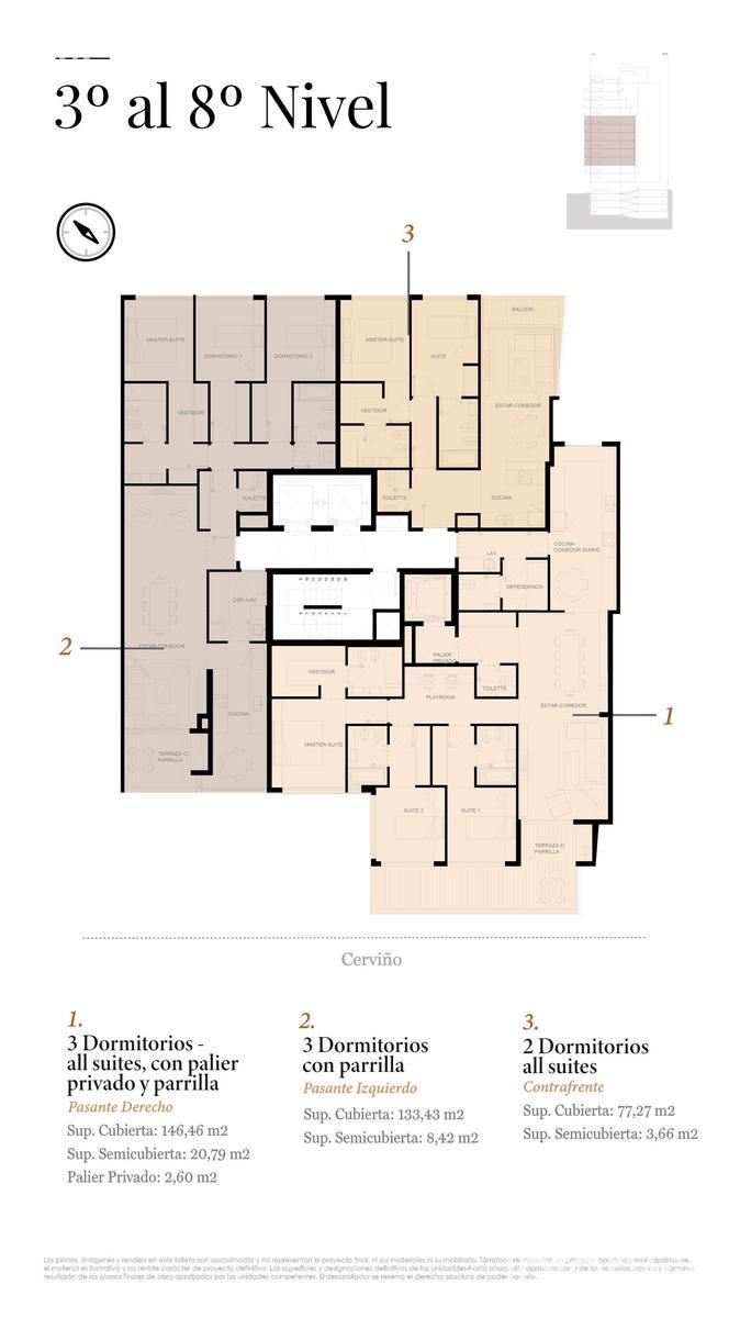 plano planta piso 3 a 8