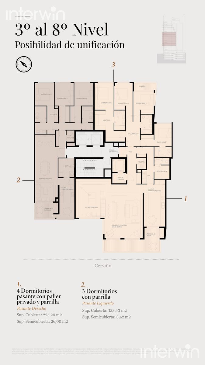 plano planta piso 3 a 8 unif