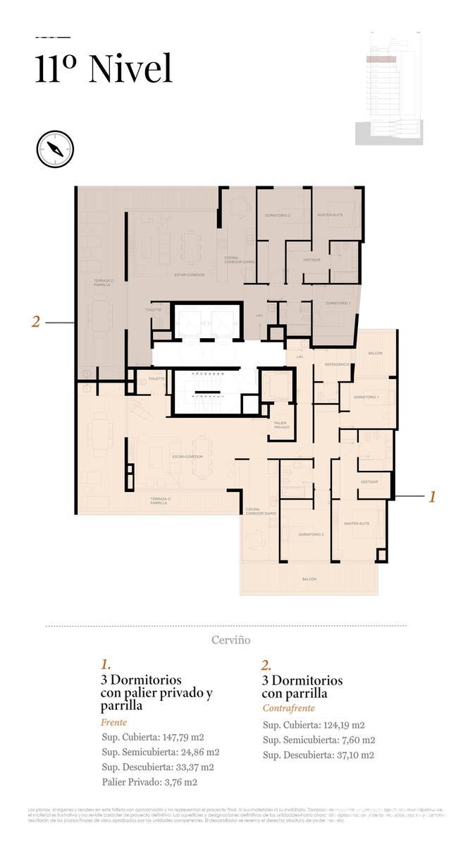 plano planta piso 11