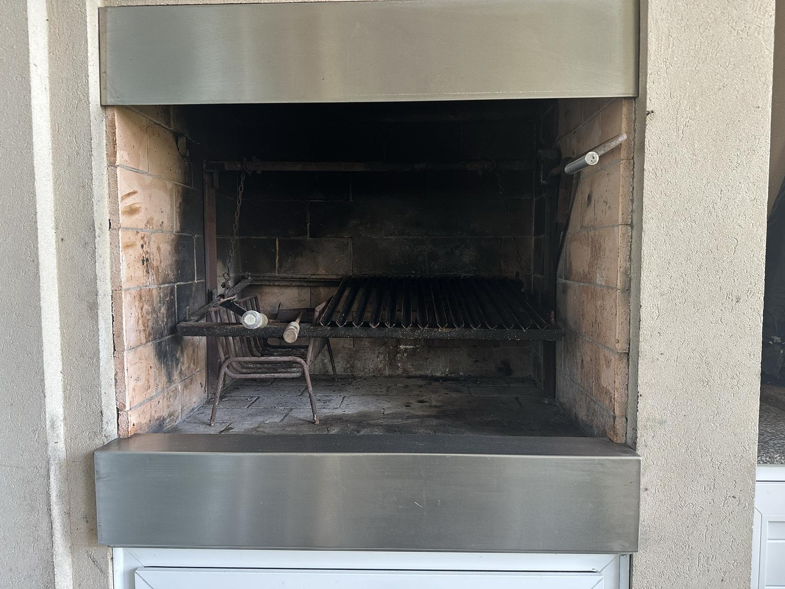 Parrilla del balcón aterrazado