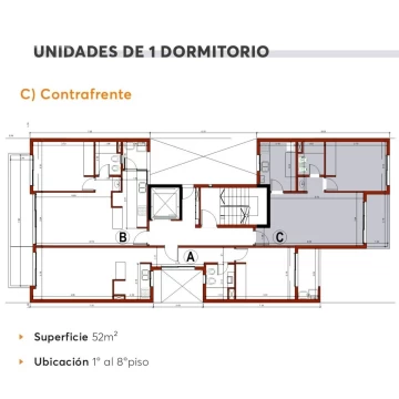 Departamento en venta, un dormitorio a estrenar. LA PLATA