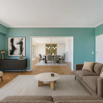6 ambientes con 2 cocheras piso alto en Recoleta-Retiro