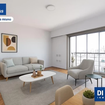 Constitucion 3 ambientes doble balcon