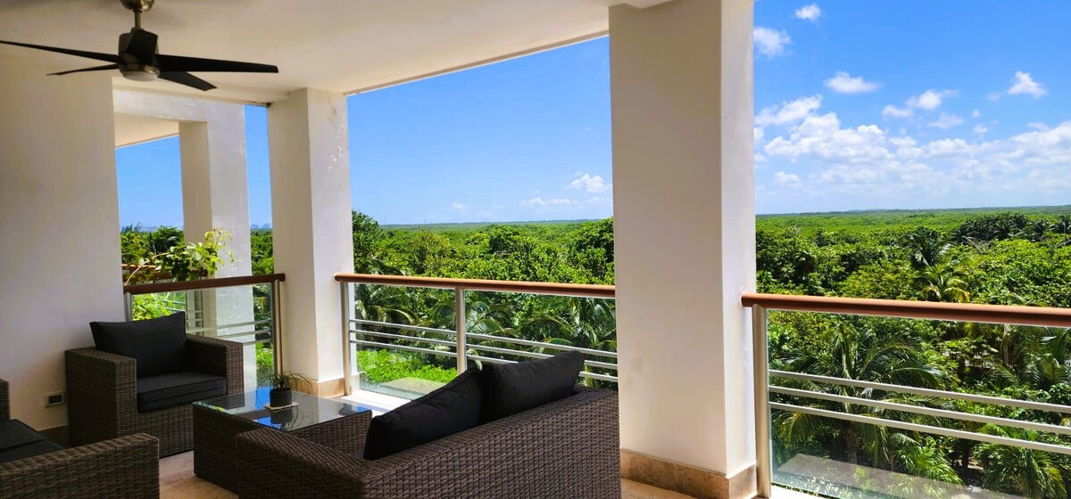 DEPARTAMENTO VENTA PLAYA MUJERES VISTA A LAGUNA