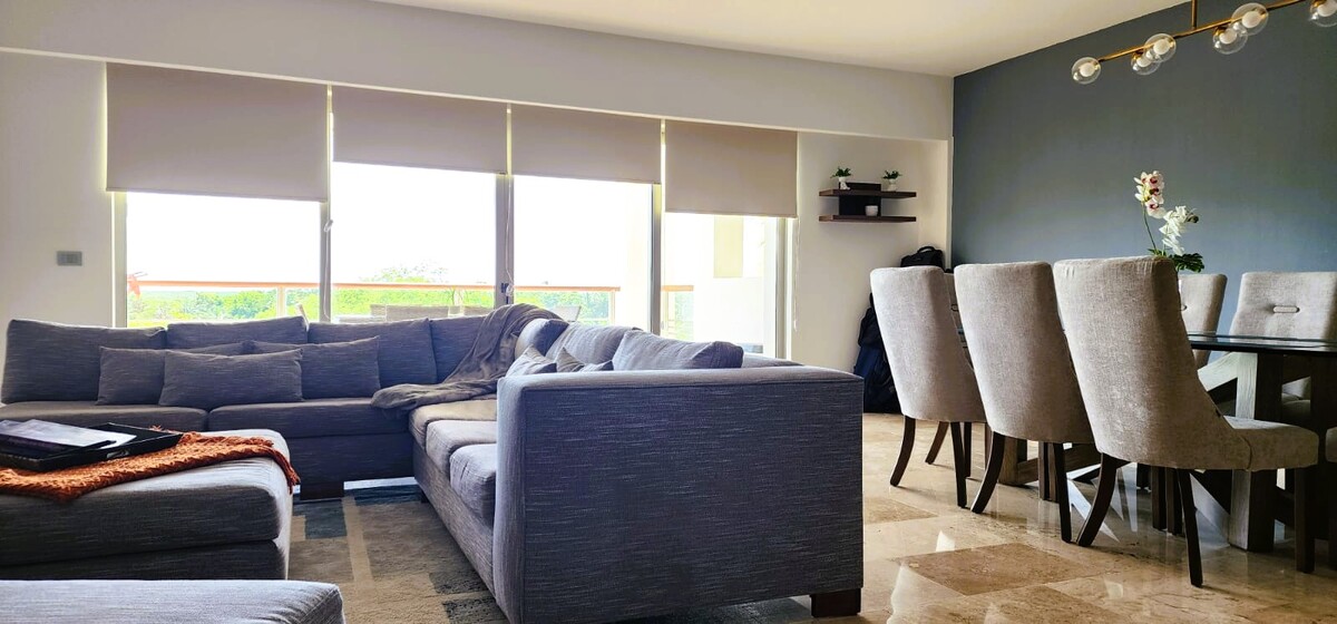 ESPACIO AMPLIO DE SALA Y COMEDOR
