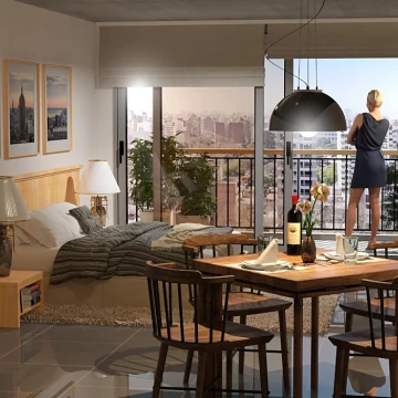 Departamento monoambiente en construcción excelente calidad Capadocia Cafferata al 300 Rosario