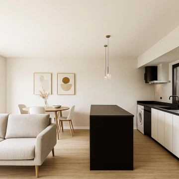 departamento 3 ambientes en venta en lujan centro desde el pozo con balcon y cochera Las moras 4