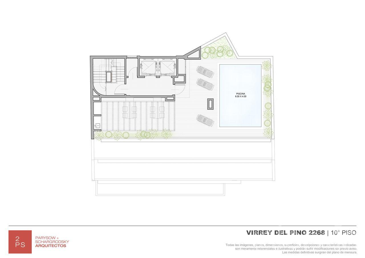 plano planta piso 10