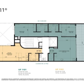Venta departamento 3 ambientes con balcón aterrazado en Belgrano
