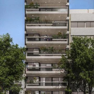 Semi Piso de 4 Ambientes al frente en Edificio Premium Categoria - Amenities - Villa Crespo