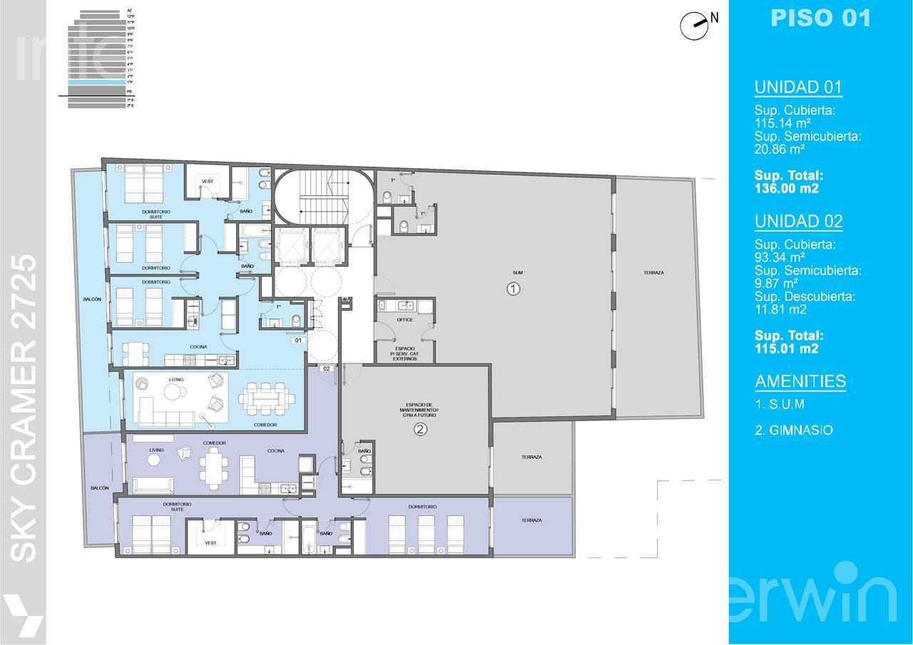 plano planta piso 1