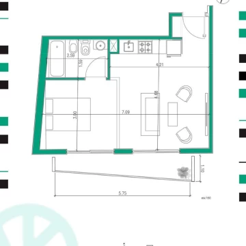 Departamento en Almagro