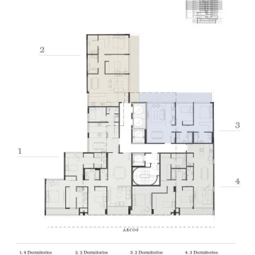 Venta departamento 3 ambientes con balcón en Belgrano