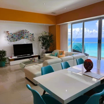 Departamento en venta frente al mar, Lahia Zona Hotelera