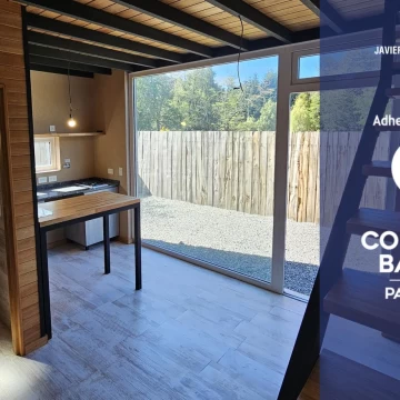 VENTA Departamento 2 ambientes, con parque privado, centro, a estrenar, Villa La Angostura