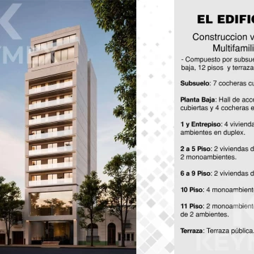 Departamento en  venta 1 ambiente, La Plata
