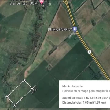 VENTA 14 HECTAREAS DE CAMPO A METROS DEL CAMPING UOM