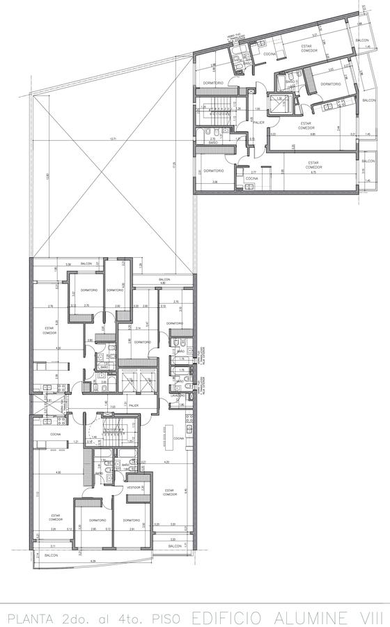 Departamento de 2 dormitorios en venta en Rosario