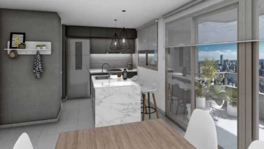 Departamento en Venta, Zona Rio, Rosario, 2 dormitorios c/cochera y amenities
