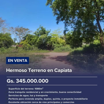 Terreno en Capiatá