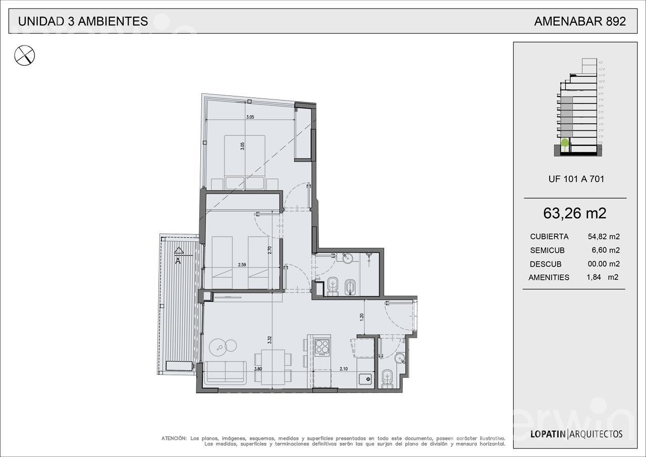 Departamento - Colegiales