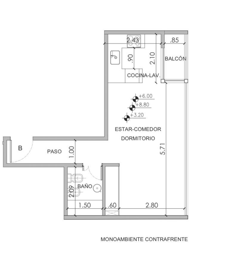 plano mono contrafrente 1°,2°,3° y 6°