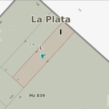 Lote en venta en 13 entre 58 y 59 - La Plata