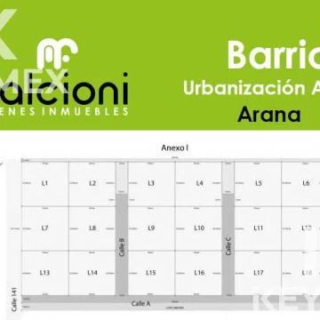VENTA TERRENO - Arana