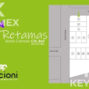 VENTA  LOTES CITY BELL CALLE 28BIS Y 456