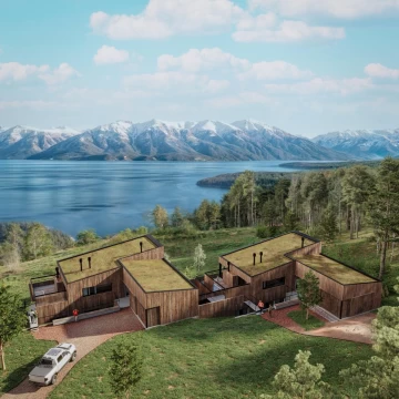 Casa con vista al Lago Nahuel Huapi