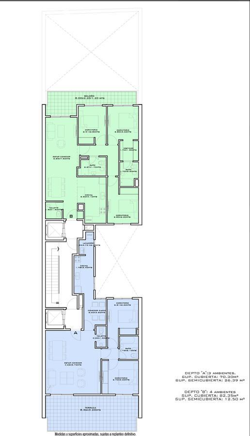plano planta piso  8