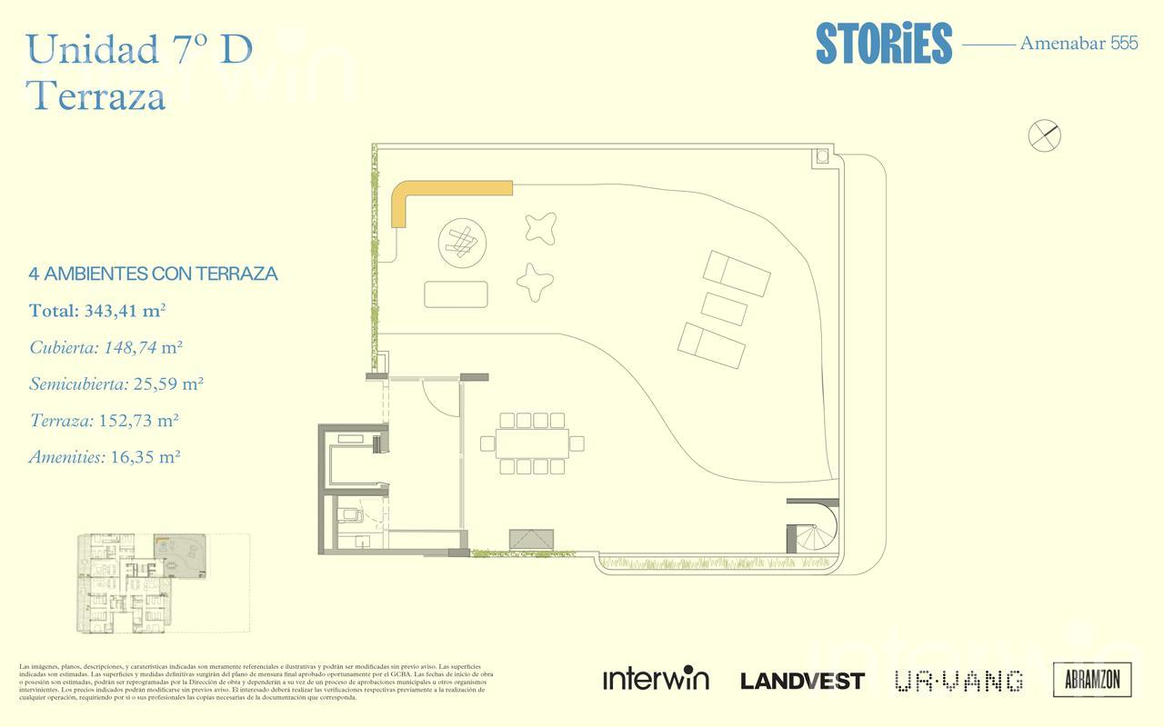 plano unidad 7D terraza