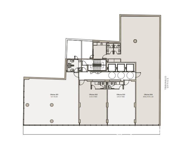 Plano Piso 3 y 4